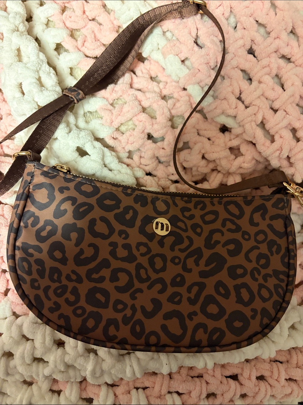 Leopard print bag